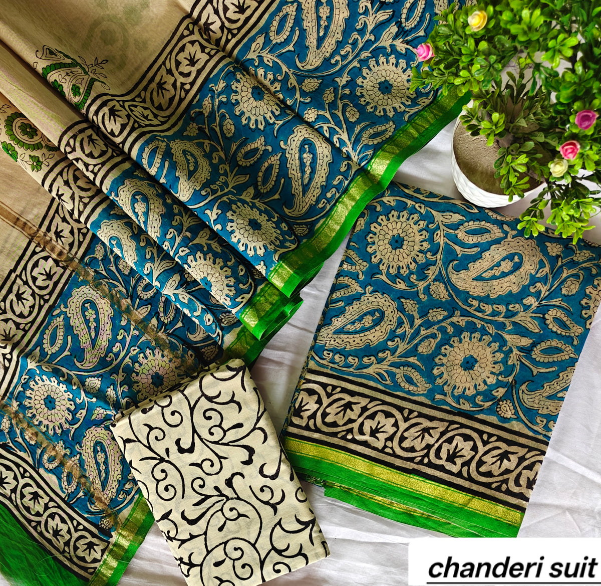 Chanderi Suit 1