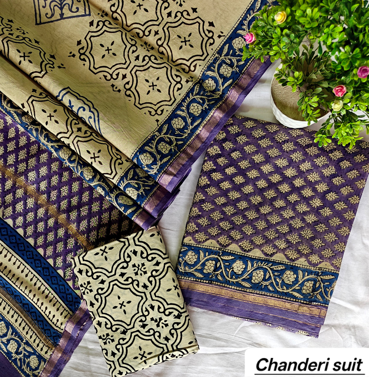 Chanderi Suit 2