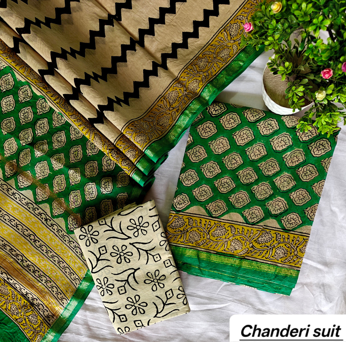 Chanderi Suit 3