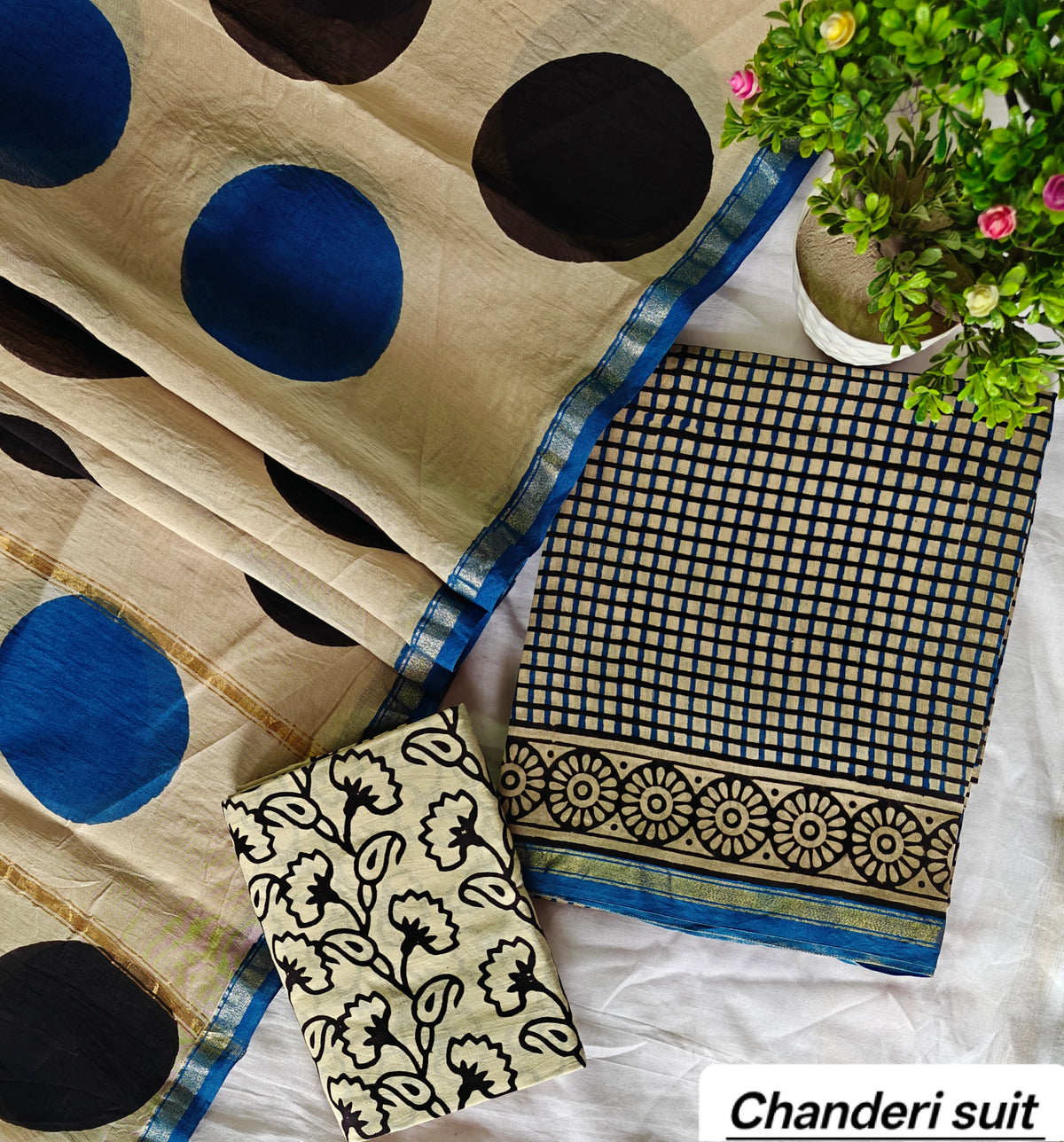 Chanderi Suit 4
