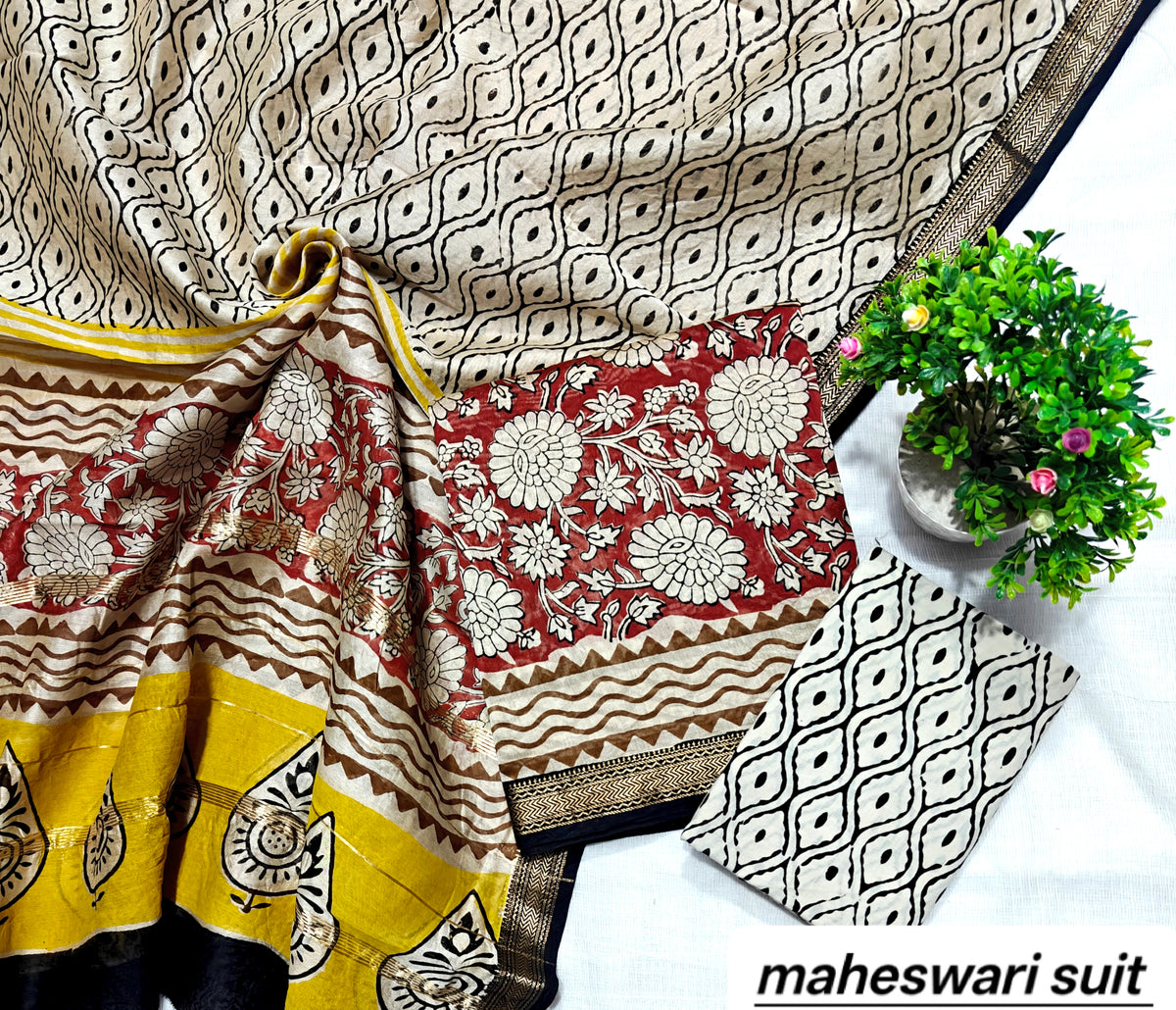 Maheshwari Silk Suit 7