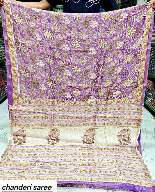 Chanderi Silk Saree 9