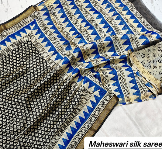 Maheshwari Silk Saree 24