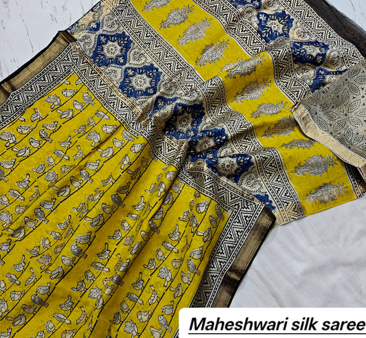 Maheshwari Silk Saree 23