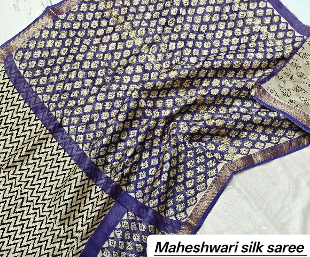 Maheshwari Silk Saree 25