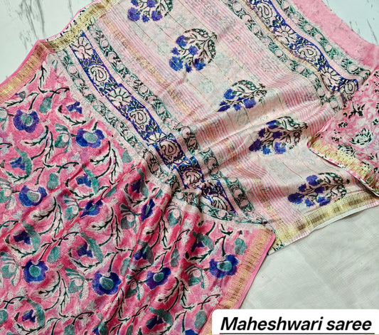 Maheshwari Silk Saree 26
