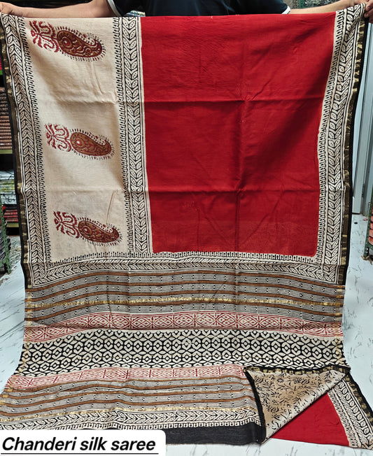 Chanderi Silk Saree 20