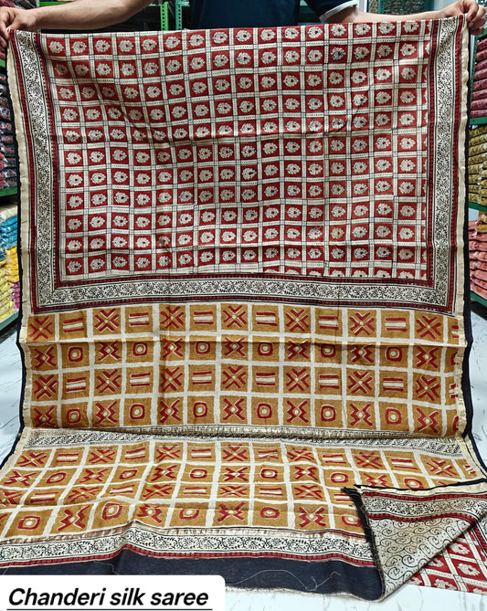 Chanderi Silk Saree 24