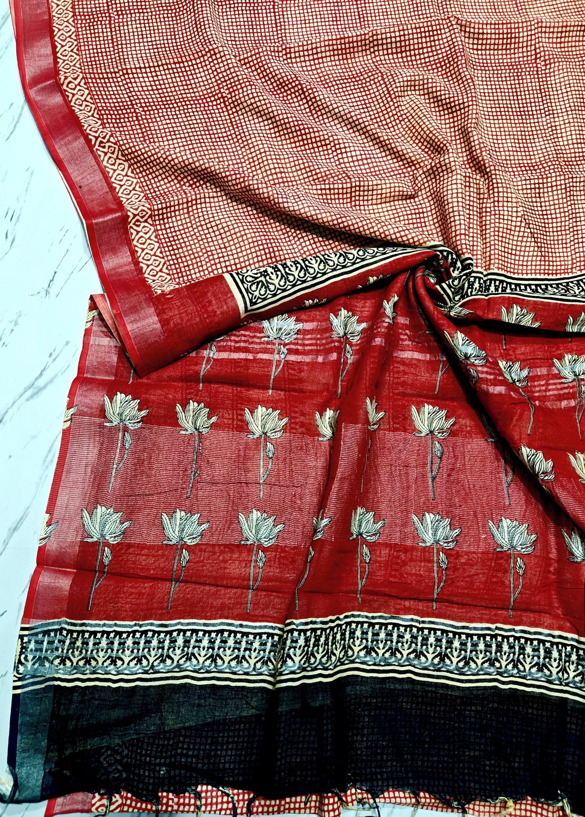 Linen Saree 8