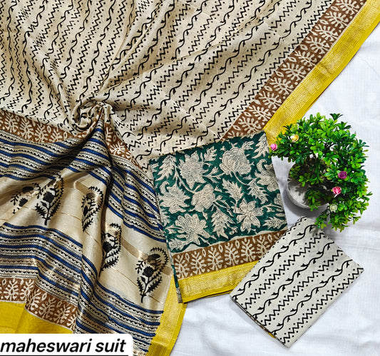 Maheshwari Silk Suit 4