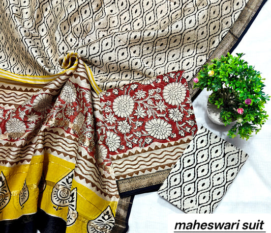 Maheshwari Silk Suit 7